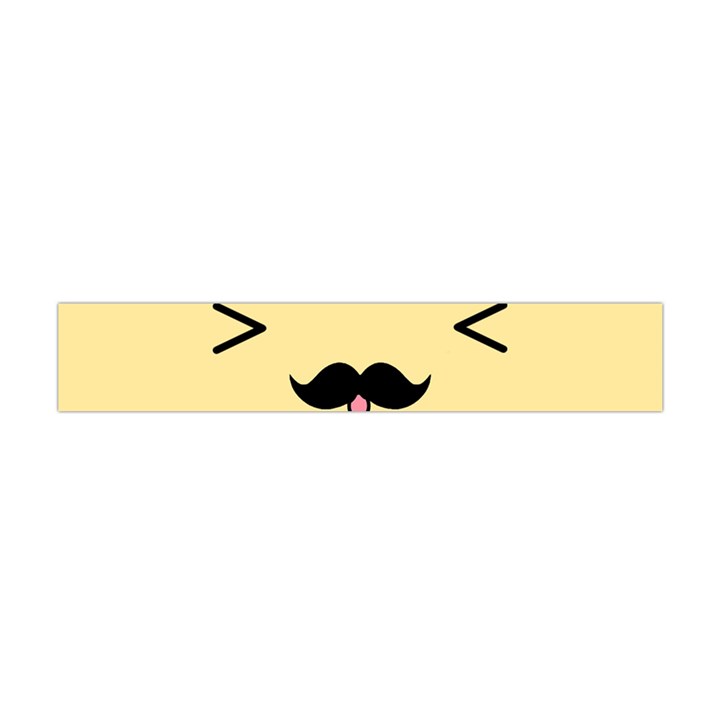 Mustache Flano Scarf (Mini)