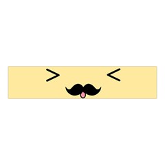 Mustache Velvet Scrunchie