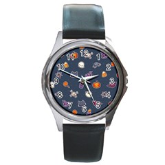 Kawaiieen Pattern Round Metal Watch by Nexatart