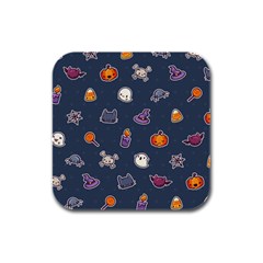 Kawaiieen Pattern Rubber Square Coaster (4 Pack)  by Nexatart