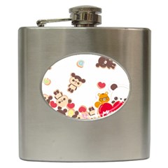 Chocopa Panda Hip Flask (6 Oz) by Nexatart