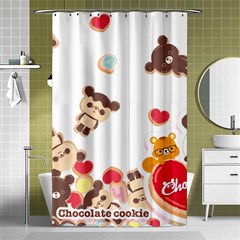 Chocopa Panda Shower Curtain 48  X 72  (small)  by Nexatart