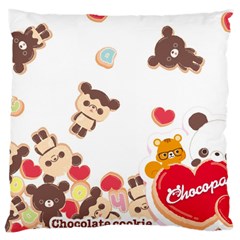 Chocopa Panda Large Cushion Case (one Side) by Nexatart