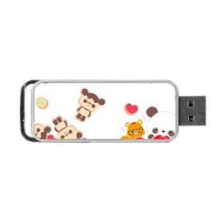 Chocopa Panda Portable Usb Flash (one Side) by Nexatart