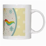 Unicorn Pattern White Mugs Right