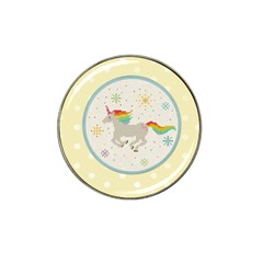 Unicorn Pattern Hat Clip Ball Marker (10 Pack) by Nexatart