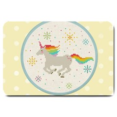 Unicorn Pattern Large Doormat  by Nexatart