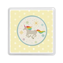 Unicorn Pattern Memory Card Reader (square)  by Nexatart