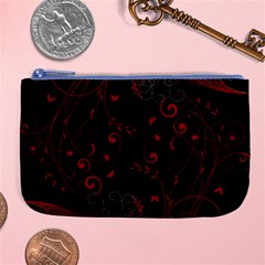 Floral Design Large Coin Purse