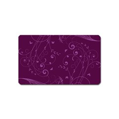 Floral Design Magnet (name Card)