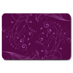 Floral Design Large Doormat 