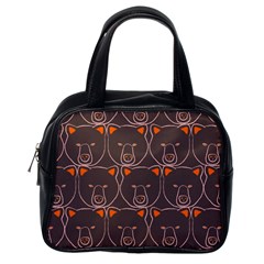 Bears Pattern Classic Handbags (one Side) by Nexatart