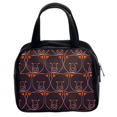 Bears Pattern Classic Handbags (2 Sides) by Nexatart