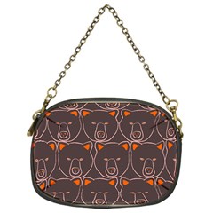 Bears Pattern Chain Purses (one Side)  by Nexatart