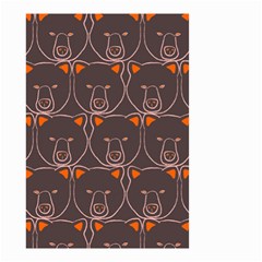 Bears Pattern Small Garden Flag (two Sides) by Nexatart