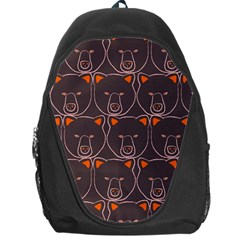 Bears Pattern Backpack Bag by Nexatart