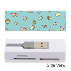 Kawaii Kitchen Border Memory Card Reader (stick)  by Nexatart