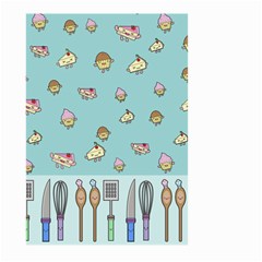 Kawaii Kitchen Border Large Garden Flag (Two Sides)