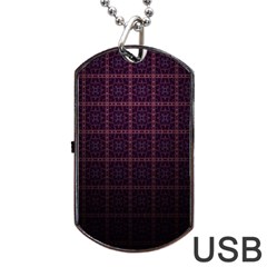 Best Pattern Wallpapers Dog Tag Usb Flash (one Side) by Nexatart