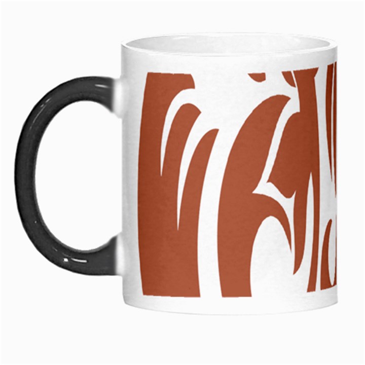 Sign Red Polka Morph Mugs