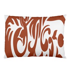 Sign Red Polka Pillow Case by Mariart