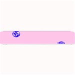 Star Space Balloon Moon Blue Pink Circle Round Polkadot Small Bar Mats 24 x4  Bar Mat