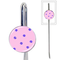 Star Space Balloon Moon Blue Pink Circle Round Polkadot Book Mark by Mariart