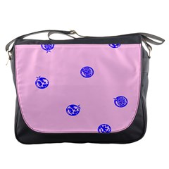 Star Space Balloon Moon Blue Pink Circle Round Polkadot Messenger Bags by Mariart