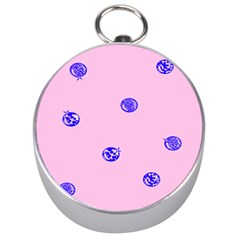 Star Space Balloon Moon Blue Pink Circle Round Polkadot Silver Compasses by Mariart