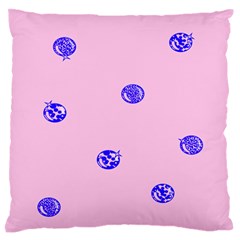 Star Space Balloon Moon Blue Pink Circle Round Polkadot Standard Flano Cushion Case (two Sides) by Mariart