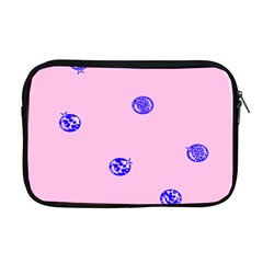 Star Space Balloon Moon Blue Pink Circle Round Polkadot Apple Macbook Pro 17  Zipper Case by Mariart