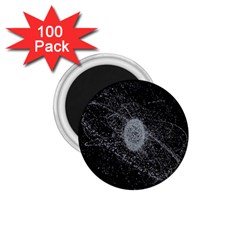 Space X Circle Line Black 1 75  Magnets (100 Pack)  by Mariart