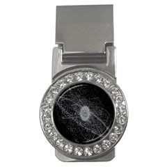 Space X Circle Line Black Money Clips (cz)  by Mariart