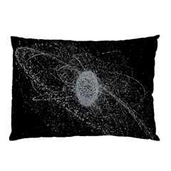 Space X Circle Line Black Pillow Case by Mariart