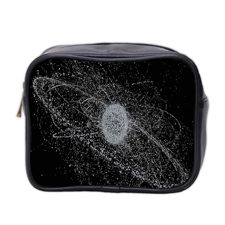 Space X Circle Line Black Mini Toiletries Bag 2-Side