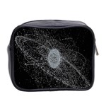 Space X Circle Line Black Mini Toiletries Bag 2-Side Back