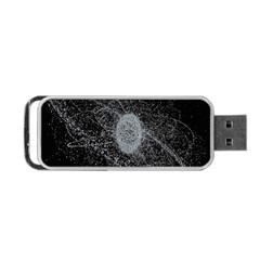 Space X Circle Line Black Portable Usb Flash (one Side) by Mariart