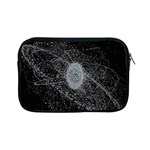 Space X Circle Line Black Apple iPad Mini Zipper Cases Front