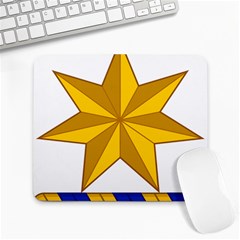 Star Yellow Blue Large Mousepads by Mariart