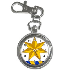 Star Yellow Blue Key Chain Watches by Mariart