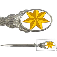 Star Yellow Blue Letter Openers by Mariart