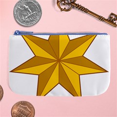 Star Yellow Blue Large Coin Purse