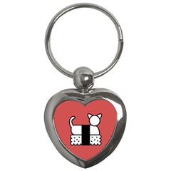 Sushi Cat Japanese Food Key Chains (Heart) 