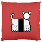 Sushi Cat Japanese Food Standard Flano Cushion Case (Two Sides) Front