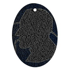 Sherlock Quotes Ornament (oval)