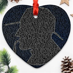 Sherlock Quotes Ornament (heart)