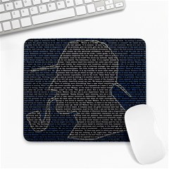 Sherlock Quotes Large Mousepads by Mariart