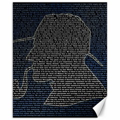 Sherlock Quotes Canvas 16  X 20   by Mariart