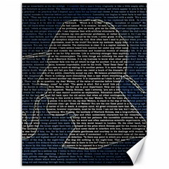 Sherlock Quotes Canvas 18  X 24   by Mariart