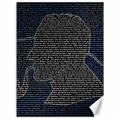 Sherlock Quotes Canvas 36  X 48   by Mariart